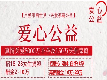 川汇捐卵助孕生子 爱心志愿者招募